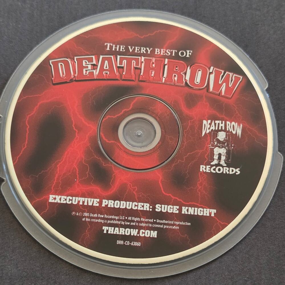 Vtg 2005 THE VERY BEST OF DEATH ROW CD GANGSTA RAP HIP HOP 2PAC SNOOP DOGG